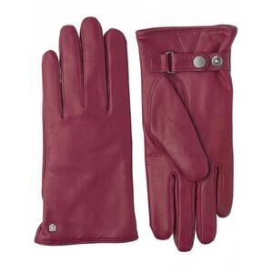 NEW HESTRA women's asa gloves in dark red